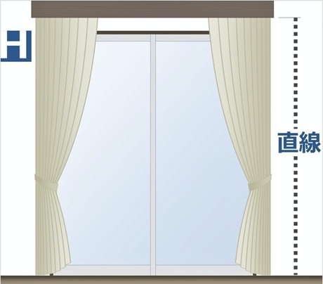 ふさかけ取付位置 H